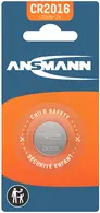 ANSMANN Pile bouton au lithium "CR2016", 3,0 Volt, blister