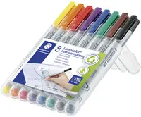 STAEDTLER Marqueur non permanent 311S Lumocolor, étui de 8