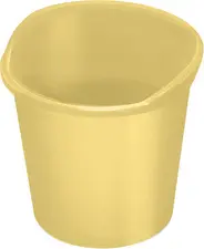 helit Corbeille à papier "the joy", PP, 13 litres, jaune