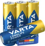 VARTA Pile alcaline "LONGLIFE POWER", Mignon AA, 8+4