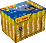 VARTA Pile alcaline Longlife, Micro (AAA), 24 pièces
