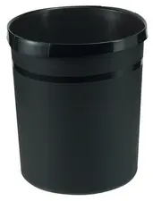HAN Corbeille à papier GRIP KARMA, plastique, 18 L, noir