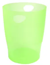 EXACOMPTA Corbeille à papier ECOBIN, 15 litres, vert pomme