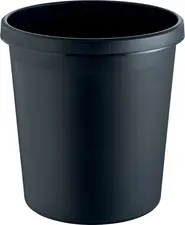 helit Corbeille à papier "the german", 18 litres, PE, gris
