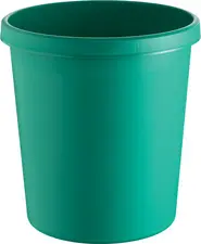 helit Corbeille à papier "the german", 18 litres, PE, vert