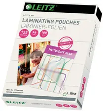 LEITZ Pochette de plastification, A4, brillant, 250 microns