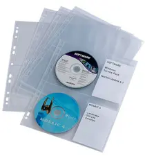 DURABLE Pochette CD-/DVD COVER LIGHT M, pour 4 CD, en PP,