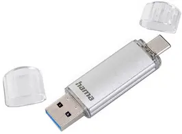 hama Clé USB 3.0/3.1 "C-Laeta", 64 GB, argent