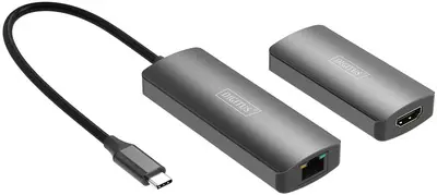 DIGITUS Répéteur vidéo 4K, USB-C - HMDI, 30 m