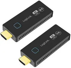 LogiLink Kit amplificateur HDMI Wireless 4K/30Hz, 30 m, noir