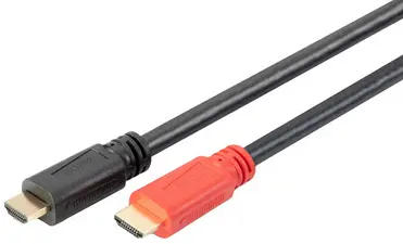 DIGITUS Câble HDMI pour écran, avec amplificateur, 10,0 m