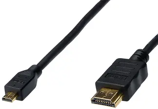 DIGITUS Câble High Speed, HDMI-A - HDMI-D micro