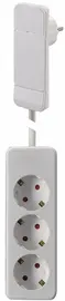 BACHMANN Flachstecker SMART PLUG mit 3-fach Steckdosenleiste
