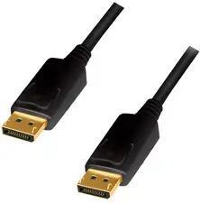 LogiLink Câble de connexion DisplayPort, noir, 5,0 m