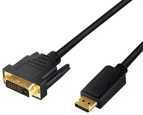 LogiLink Cordon convertisseur DisplayPort - DVI, 2,0 m, noir
