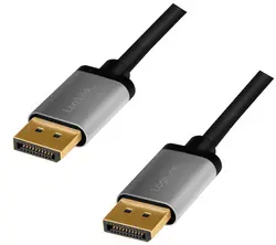LogiLink Câble DisplayPort 1.2, fiche mâle - mâle, 3,0 m