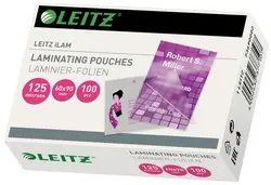 LEITZ Pochette de plastification pour cartes de visite