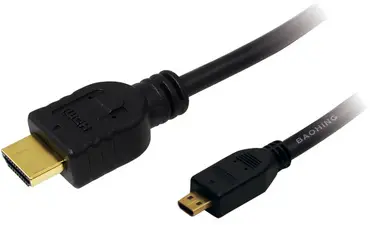 LogiLink Câble HDMI, A mâle - micro D mâle, 1,5 m