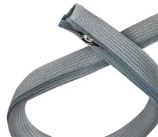 LogiLink Gaine pour câble avec fermeture zip, 2,0 m, gris