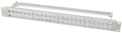 LogiLink 19" Keystone Patch Panel, unbestückt, 48 Port