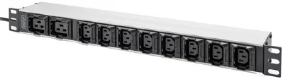 DIGITUS Multiprise 19", 10 prises, 1 U