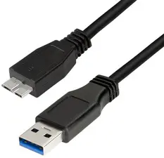LogiLink Câble USB 3.0, USB A - micro USB B mâle, 1 m