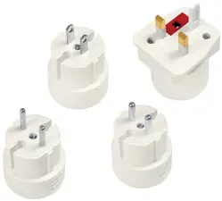 LogiLink Reise-Adapter-Set (EU/UK/US), weiß