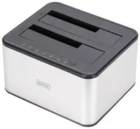 DIGITUS Station d'accueil USB 3.0 Duale SATA HDD 2,5"/3,5