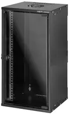 LogiLink 10" Wandgehäuse SoHo, montiert, 9 HE, schwarz