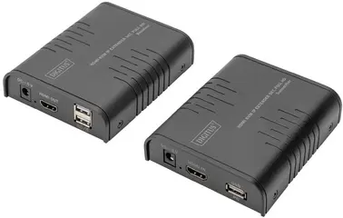 DIGITUS Kit extenseur HDMI KVM IP, Full HD, 120 m