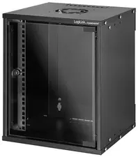 LogiLink Coffret mural 10" SoHo, monté, 6U, noir