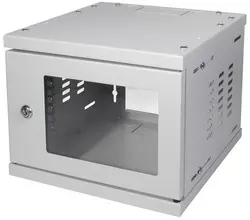 LogiLink Coffret mural 10" SoHo, monté, 4 U, noir