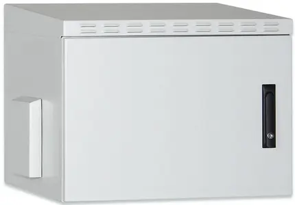 DIGITUS Coffret mural 19" OUTDOOR, 16 U, gris clair
