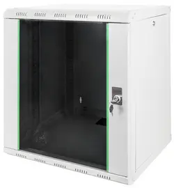 DIGITUS Coffret mural 19" Unique Line, 12 U, gris clair