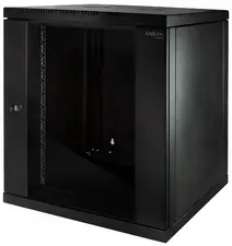 LogiLink Coffret mural 19", une pièce, 12 U, noir