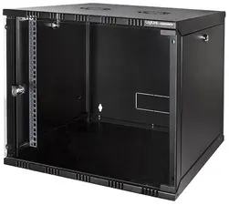 LogiLink Coffret mural 19", démonté, 12 U, noir