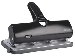 RAPESCO Perforateur quatre trous ALU 40, 40 feuilles, noir