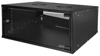 LogiLink Coffret mural 19" ECO, 4 U, assemblé, noir