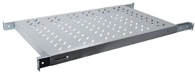 DIGITUS étagère 19", 1 U, Profondeur: 700 mm gris clair