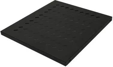 LogiLink Etagère 19", 1 U, montage fixe, (P)525 mm, gris
