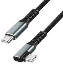 LogiLink USB 3.2 Kabel, USB-C - USB-C abgewinkelt, 1,0 m