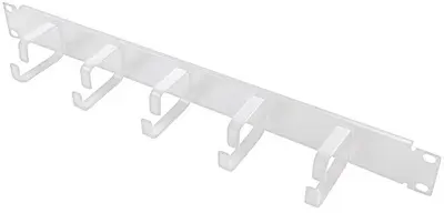 LogiLink Panneau de gestion de câbles 19", 1 U, 5 anneaux en