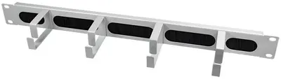 LogiLink Panneau guide-câble 19", 1 U, 4 étriers guide-câble