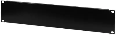 LogiLink Plaque obturatrice 19", 2 U, noir (RAL9005)