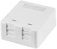 LogiLink Boîtier en saillie pour modules Keystone, 2 ports