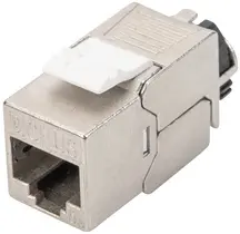 DIGITUS Module Keystone cat.6A, blindé, gris