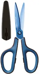 PLUS JAPAN Ciseaux universels FITCUT CURVE Titanium, bleu