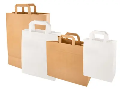 PAPSTAR Sac en papier, 260 x 170 x 250 mm, brun