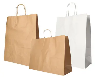 PAPSTAR Sac en papier, 410 x 350 x 140 mm, brun
