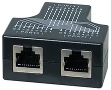 LogiLink RJ45 Anschlussverdoppler, 1:1 parallel geschaltet